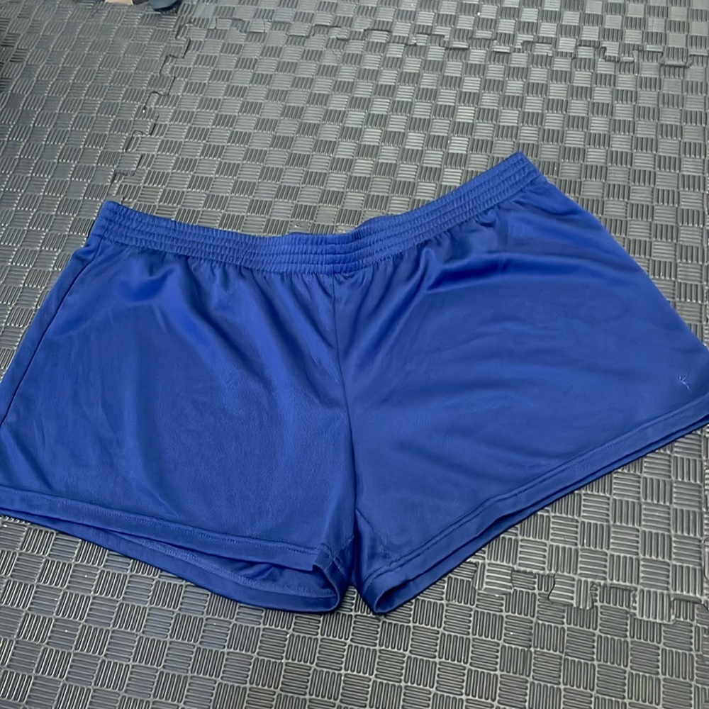 Danskin now blue shorts size XXL elastic waist band